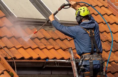 Démoussage et hydrofuge de toiture à Landévant